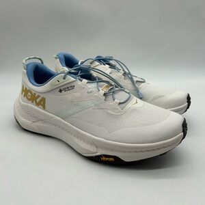 HOKA One One Transport GTX Gore-Tex Sneakers White Blue Men’s 11.5 New